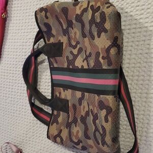 PreneLOVE Army Neoprene Tote Striped Camouflage (#9)